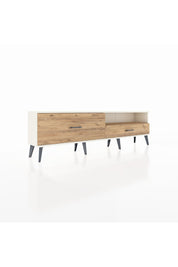 Arges TV Ünitesi Tek Raflı 2 Çekmeceli  176x30x51 Aytaşı-Çam/Çam