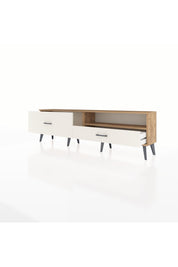 Arges TV Ünitesi Tek Raflı 2 Çekmeceli  176x30x51 Çam-Çam/Aytaşı