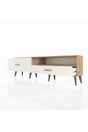 Arges TV Ünitesi Tek Raflı 2 Çekmeceli  176x30x51 Çam-Çam/Aytaşı