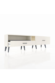 Arges TV Ünitesi Tek Raflı 2 Çekmeceli  176x30x51 Aytaşı-Antrasit/Aytaşı