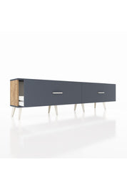 Arges TV Ünitesi 2 Çekmeceli  176x30x51 Çam-Antrasit/Antrasit