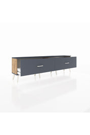 Arges TV Ünitesi 2 Çekmeceli  176x30x51 Çam-Antrasit/Antrasit