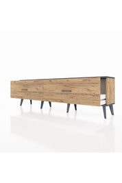 Arges TV Ünitesi 2 Çekmeceli  176x30x51 Çam-Antrasit/Çam