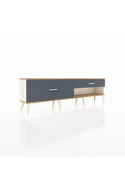 Arges TV Ünitesi 2 Çekmeceli  176x30x51 Aytaşı-Çam/Antrasit