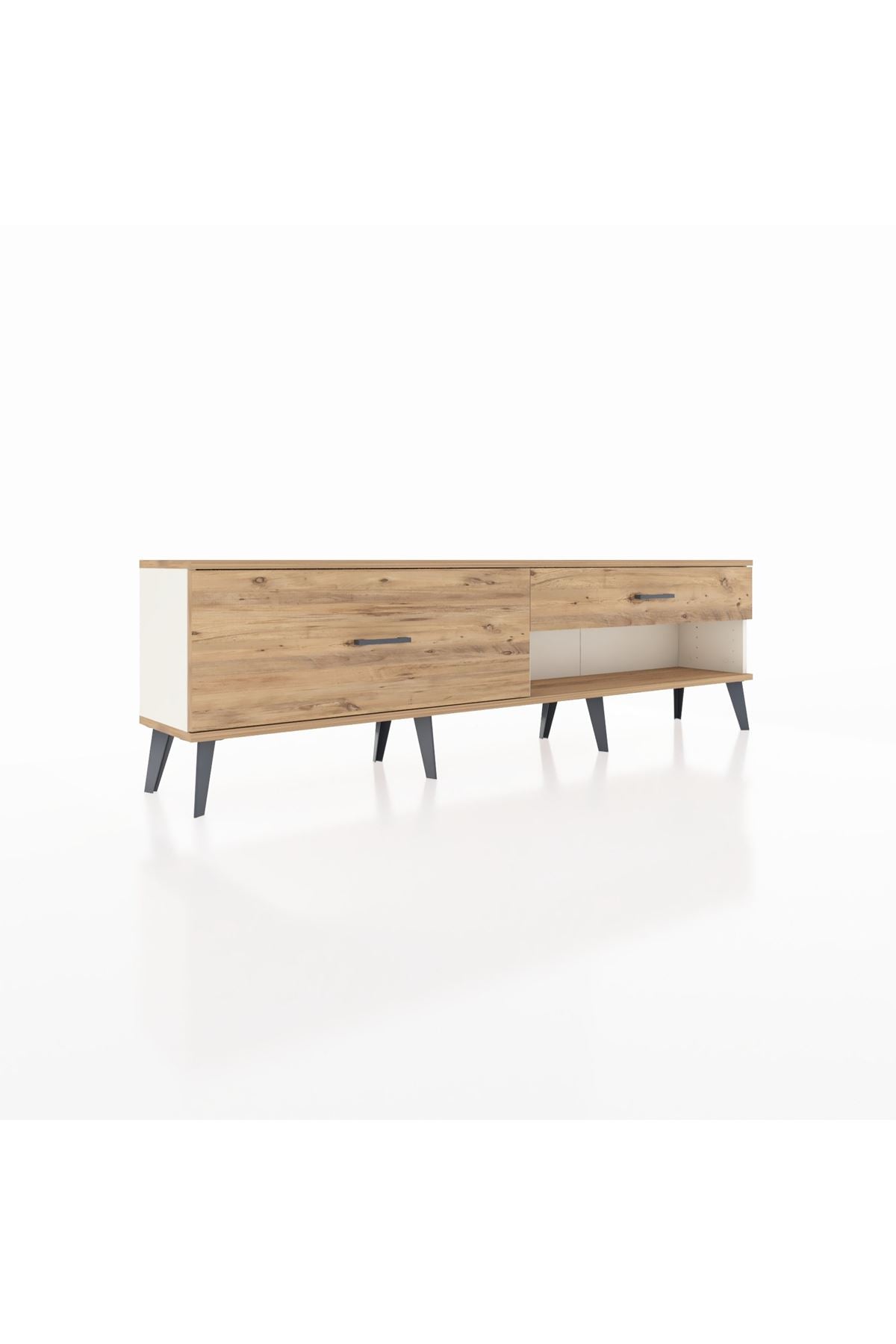 Arges TV Ünitesi 2 Çekmeceli  176x30x51 Aytaşı-Çam/Çam