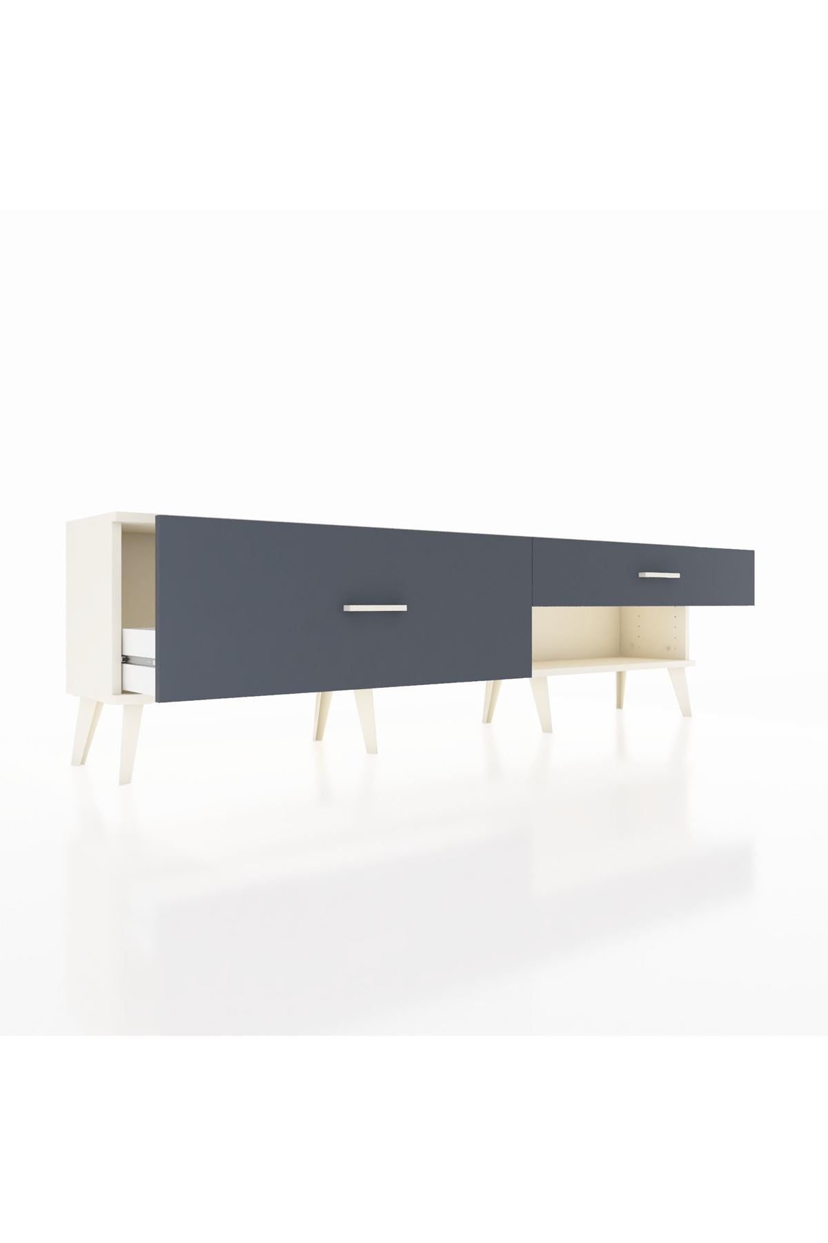 Arges TV Ünitesi 2 Çekmeceli  176x30x51 Aytaşı-Aytaşı/Antrasit