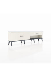 Arges TV Ünitesi 2 Çekmeceli  176x30x51 Aytaşı-Antrasit/Aytaşı