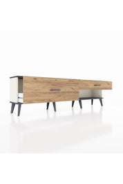 Arges TV Ünitesi 2 Çekmeceli  176x30x51 Aytaşı-Antrasit/Çam