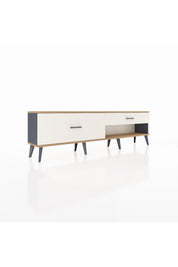 Arges TV Ünitesi 2 Çekmeceli  176x30x51 Antrasit-Çam/Aytaşı