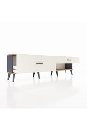 Arges TV Ünitesi 2 Çekmeceli  176x30x51 Antrasit-Çam/Aytaşı