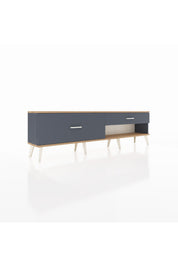 Arges TV Ünitesi 2 Çekmeceli  176x30x51 Antrasit-Çam/Antrasit