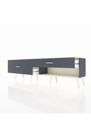 Arges TV Ünitesi 2 Çekmeceli  176x30x51 Antrasit-Aytaşı/Antrasit