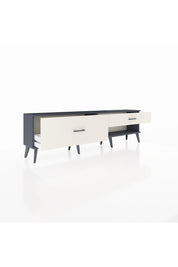 Arges TV Ünitesi 2 Çekmeceli  176x30x51 Antrasit-Antrasit/Aytaşı