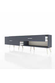 Arges TV Ünitesi 2 Çekmeceli  176x30x51 Antrasit-Antrasit/Antrasit