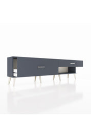 Arges TV Ünitesi 2 Çekmeceli  176x30x51 Antrasit-Antrasit/Antrasit