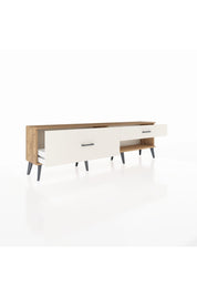 Arges TV Ünitesi 2 Çekmeceli  176x30x51 Çam-Çam/Aytaşı