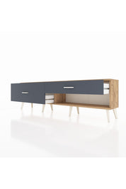 Arges TV Ünitesi 2 Çekmeceli  176x30x51 Çam-Çam/Antrasit