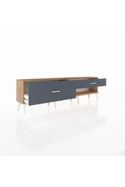 Arges TV Ünitesi 2 Çekmeceli  176x30x51 Çam-Çam/Antrasit