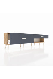 Arges TV Ünitesi 2 Çekmeceli  176x30x51 Çam-Çam/Antrasit