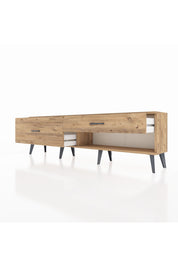 Arges TV Ünitesi 2 Çekmeceli  176x30x51 Çam-Çam/Çam