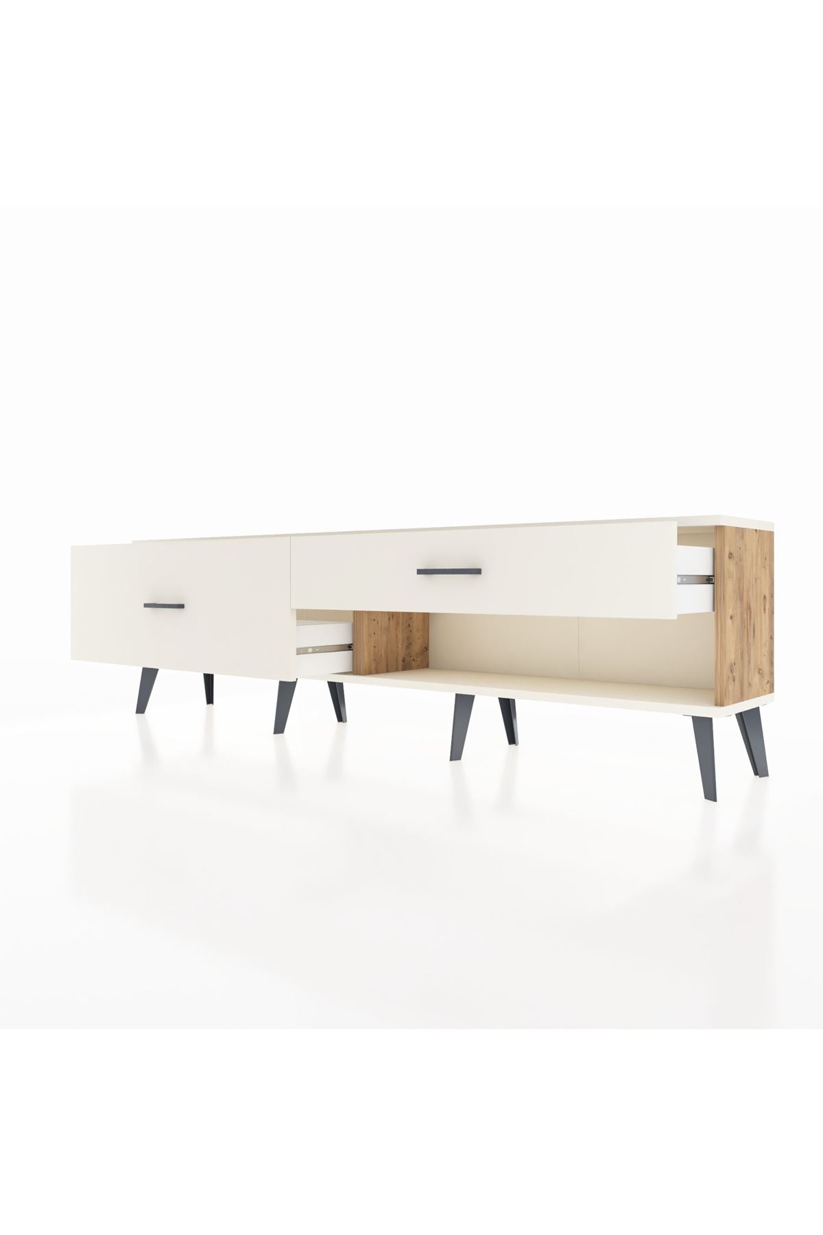 Arges TV Ünitesi 2 Çekmeceli  176x30x51 Çam-Aytaşı/Aytaşı