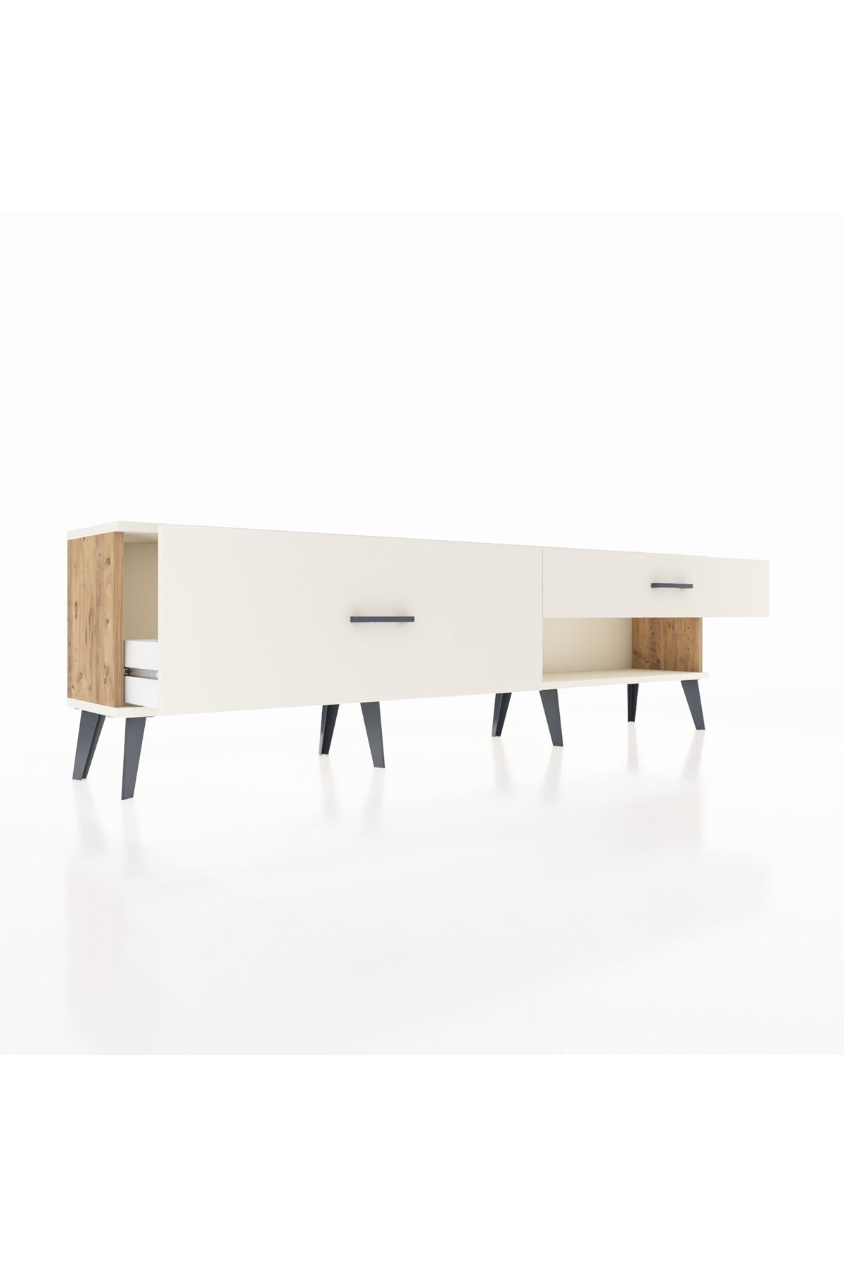 Arges TV Ünitesi 2 Çekmeceli  176x30x51 Çam-Aytaşı/Aytaşı