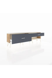 Arges TV Ünitesi 2 Çekmeceli  176x30x51 Çam-Aytaşı/Antrasit