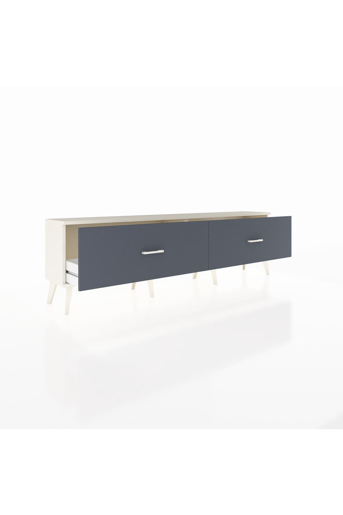 Arges TV Ünitesi 2 Çekmeceli  176x30x51 Aytaşı-Aytaşı/Antrasit