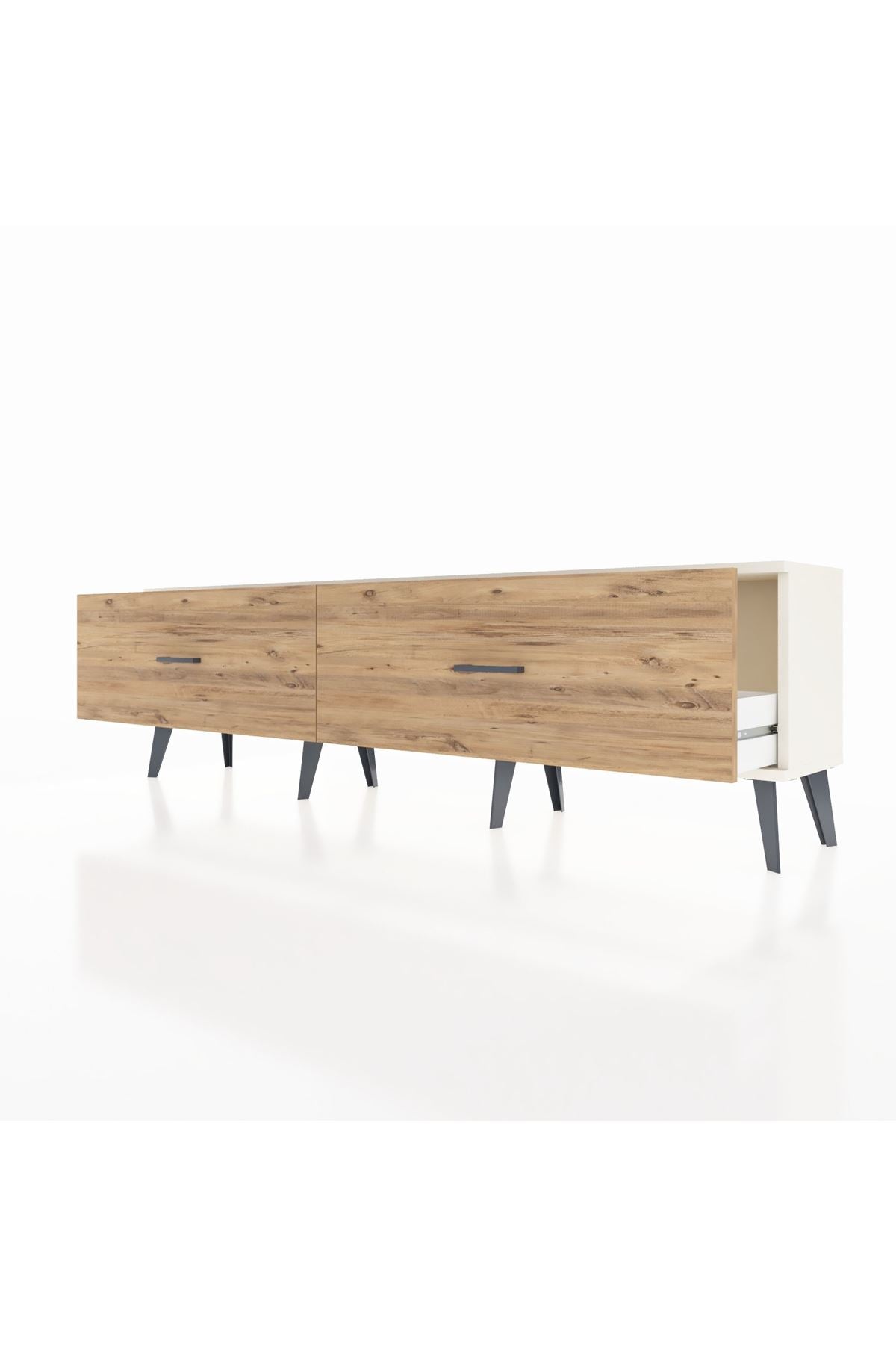 Arges TV Ünitesi 2 Çekmeceli  176x30x51 Aytaşı-Aytaşı/Çam