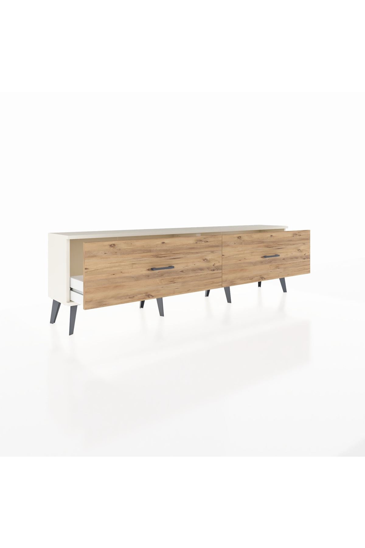 Arges TV Ünitesi 2 Çekmeceli  176x30x51 Aytaşı-Aytaşı/Çam