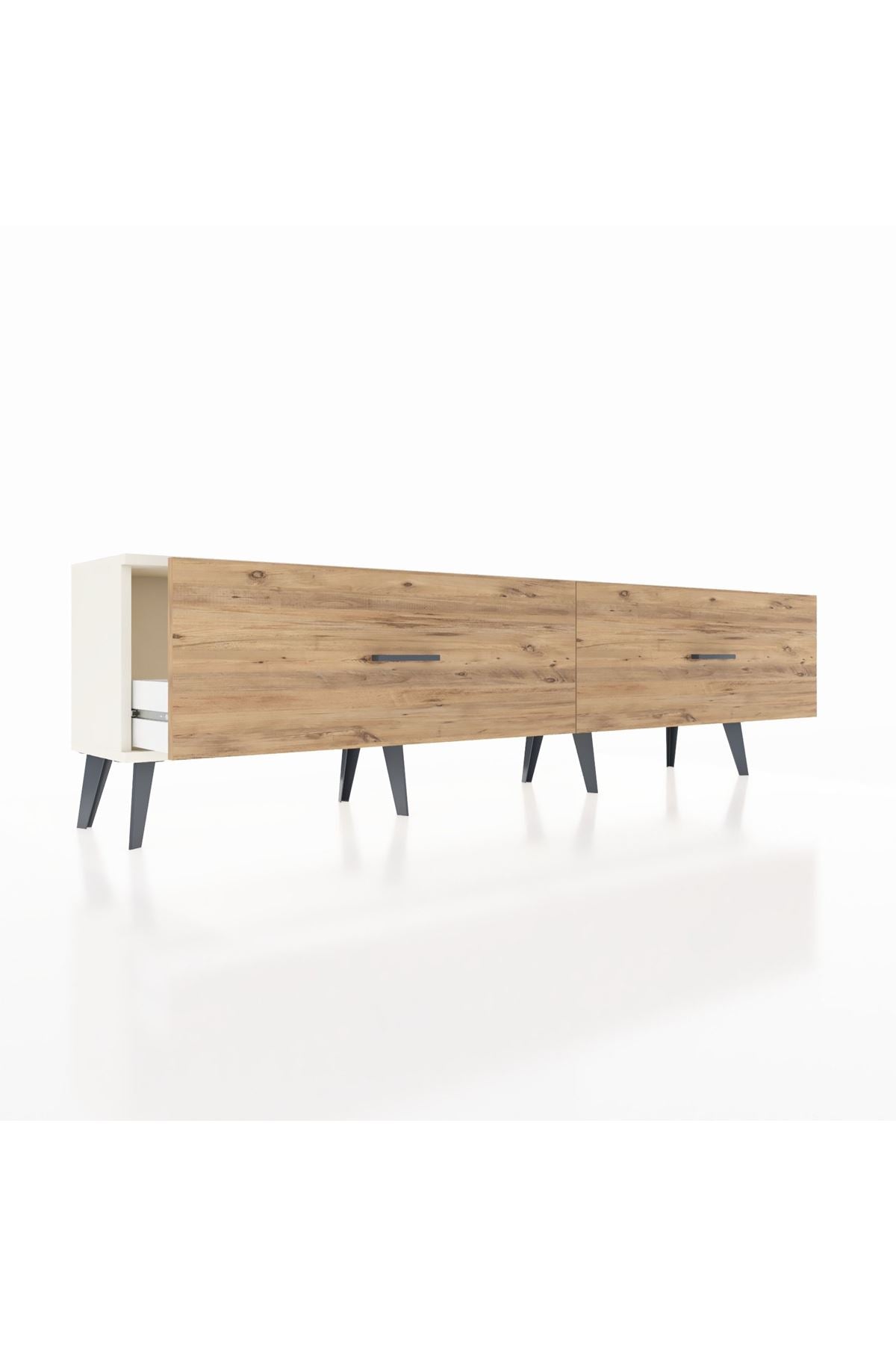 Arges TV Ünitesi 2 Çekmeceli  176x30x51 Aytaşı-Aytaşı/Çam