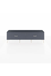 Arges TV Ünitesi 2 Çekmeceli  176x30x51 Aytaşı-Antrasit/Antrasit