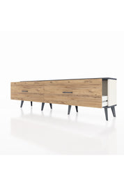 Arges TV Ünitesi 2 Çekmeceli  176x30x51 Aytaşı-Antrasit/Çam