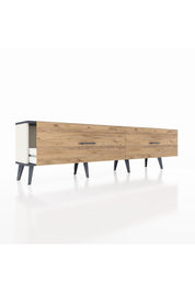 Arges TV Ünitesi 2 Çekmeceli  176x30x51 Aytaşı-Antrasit/Çam