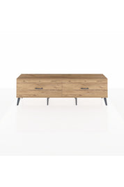 Arges TV Ünitesi 2 Çekmeceli  176x30x51 Antrasit-Çam/Çam