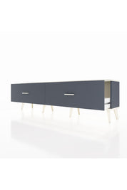 Arges TV Ünitesi 2 Çekmeceli  176x30x51 Antrasit-Aytaşı/Antrasit