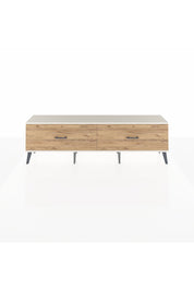 Arges TV Ünitesi 2 Çekmeceli  176x30x51 Antrasit-Aytaşı/Çam