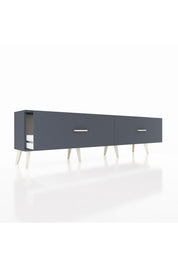 Arges TV Ünitesi 2 Çekmeceli  176x30x51 Antrasit-Antrasit/Antrasit