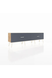 Arges TV Ünitesi 2 Çekmeceli  176x30x51 Çam-Aytaşı/Antrasit