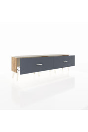 Arges TV Ünitesi 2 Çekmeceli  176x30x51 Çam-Aytaşı/Antrasit