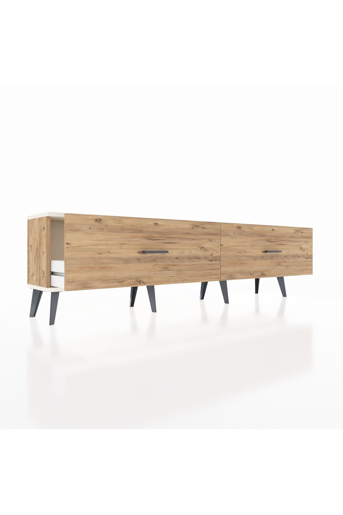 Arges TV Ünitesi 2 Çekmeceli  176x30x51 Çam-Aytaşı/Çam