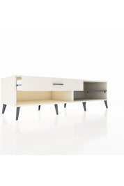 Kronos TV Ünitesi Tek Raflı Tek Çekmeceli  176x59x51 Aytaşı-Antrasit/Aytaşı