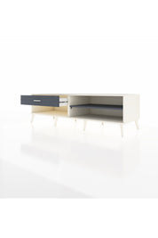 Kronos TV Ünitesi Tek Raflı Tek Çekmeceli  176x59x51 Aytaşı-Antrasit/Antrasit