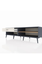 Kronos TV Ünitesi Tek Raflı Tek Çekmeceli  176x59x51 Antrasit-Çam/Aytaşı