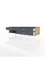 Kronos TV Ünitesi 3 Çekmeceli  176x59x51 Çam-Antrasit/Antrasit