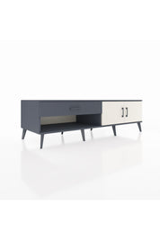 Kronos TV Ünitesi Tek Raflı Tek Çekmeceli 2 Kapaklı 176x59x51 Antrasit-Aytaşı/Antrasit