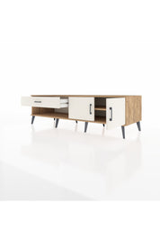 Kronos TV Ünitesi Tek Raflı Tek Çekmeceli 2 Kapaklı 176x59x51 Çam-Aytaşı/Aytaşı