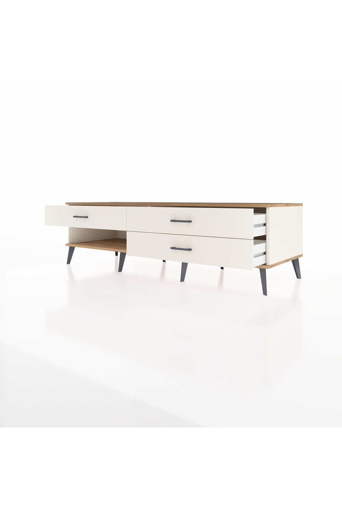 Kronos TV Ünitesi 3 Çekmeceli  176x59x51 Aytaşı-Çam/Aytaşı