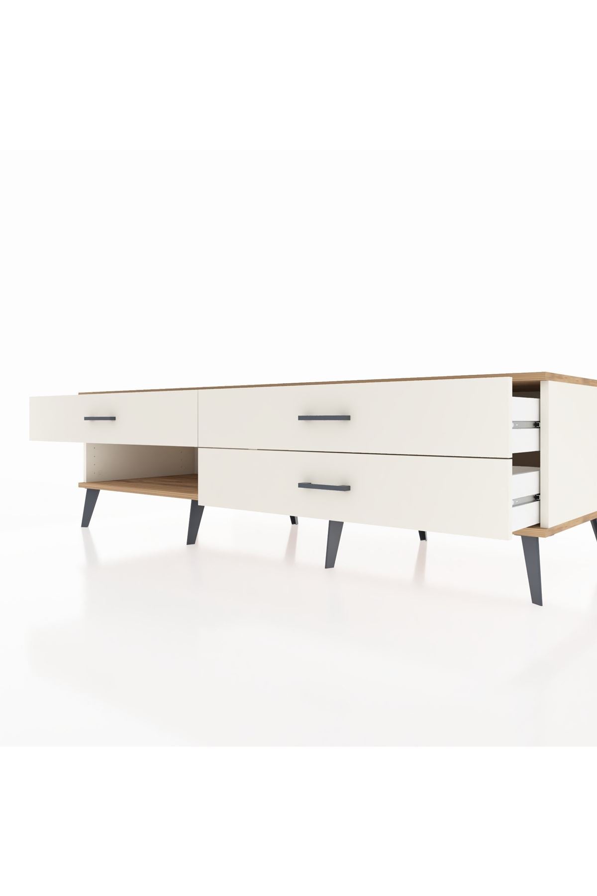 Kronos TV Ünitesi 3 Çekmeceli  176x59x51 Aytaşı-Çam/Aytaşı