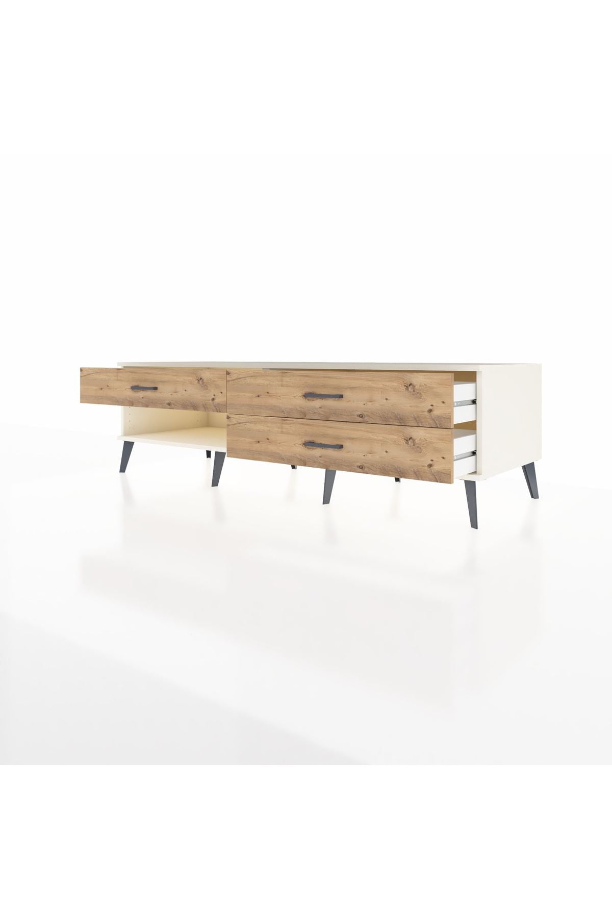 Kronos TV Ünitesi 3 Çekmeceli  176x59x51 Aytaşı-Aytaşı/Çam